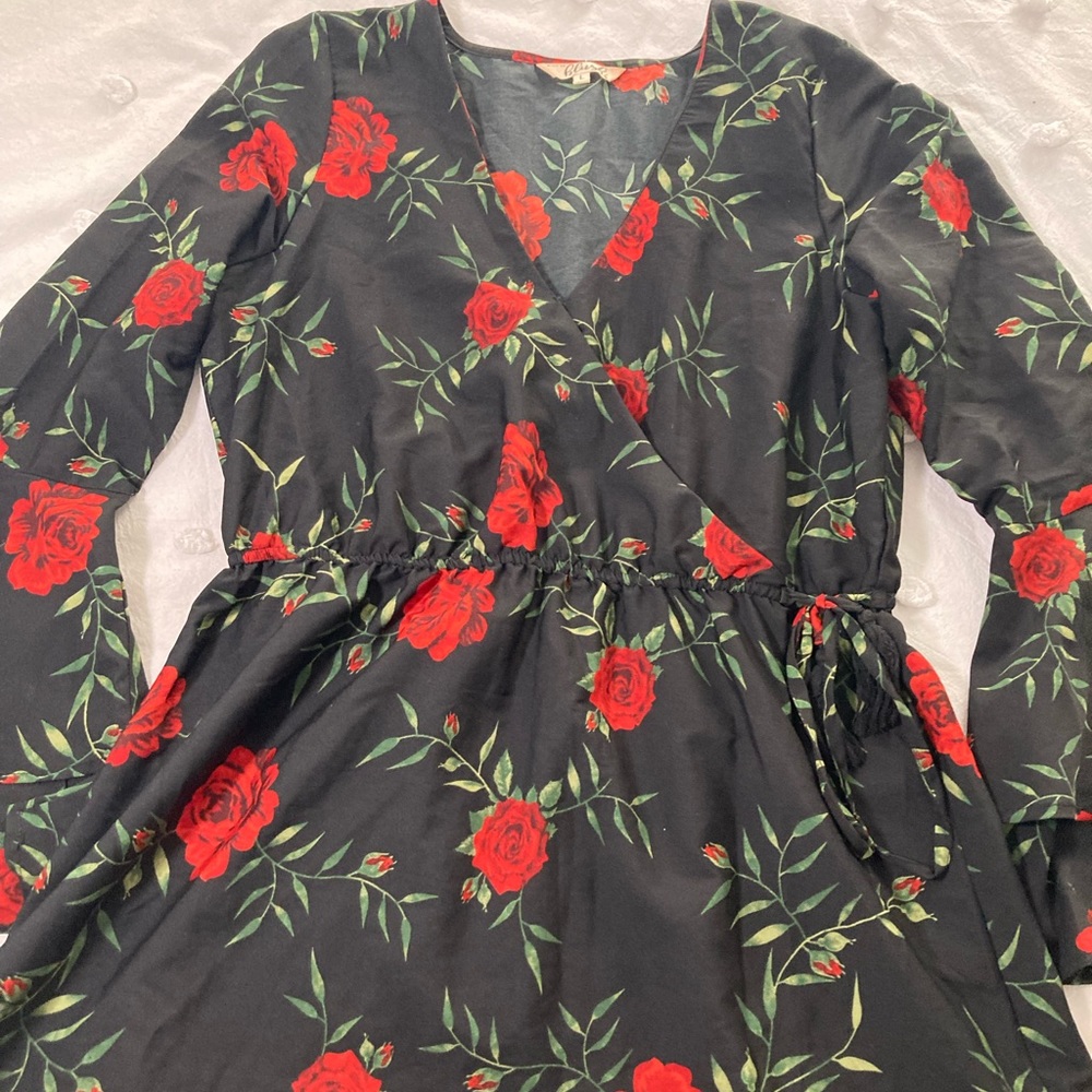 Floral mini dress